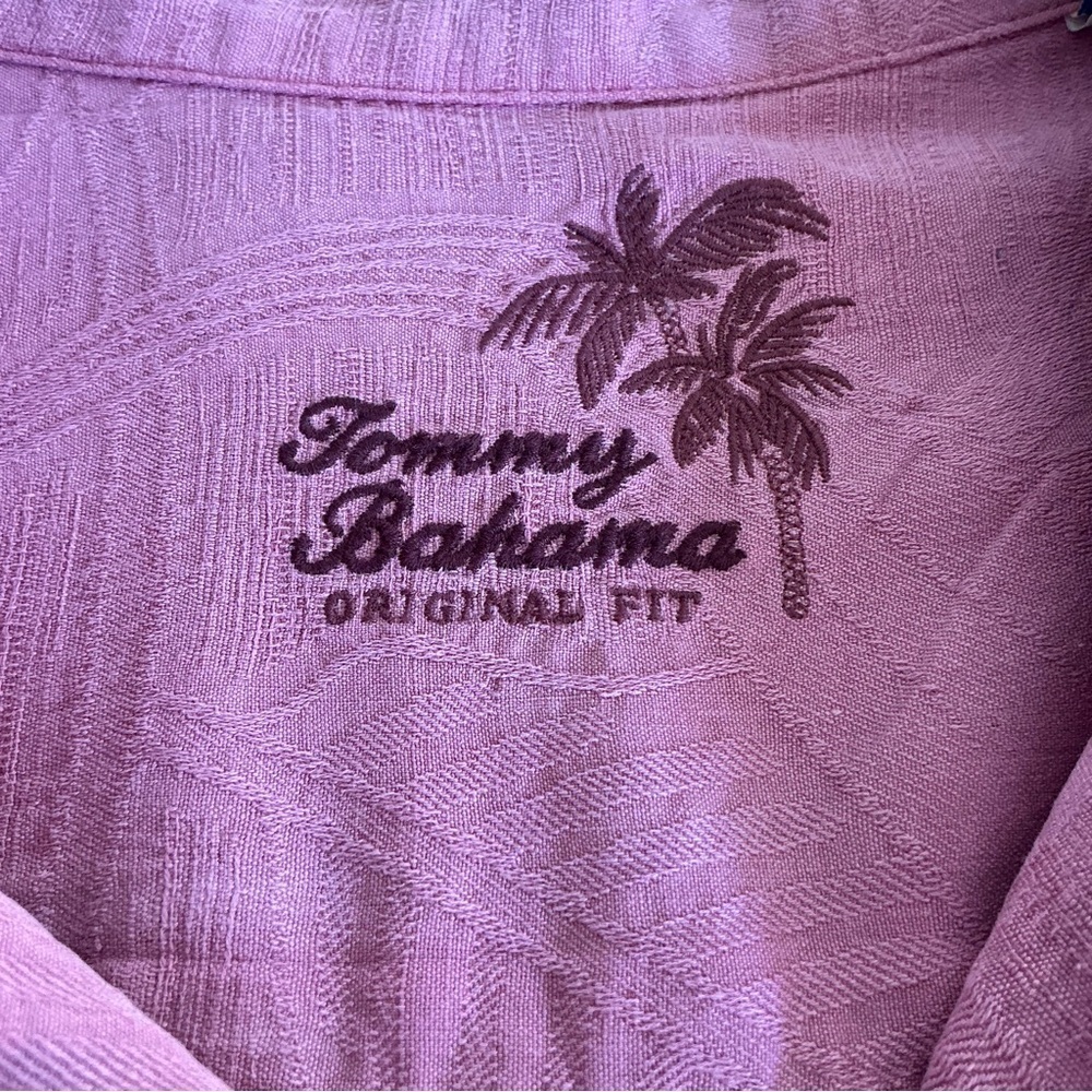 TOMMY BAHAMA 100% SILK SHIRT SIZE XL/TG - Picture 5 of 5